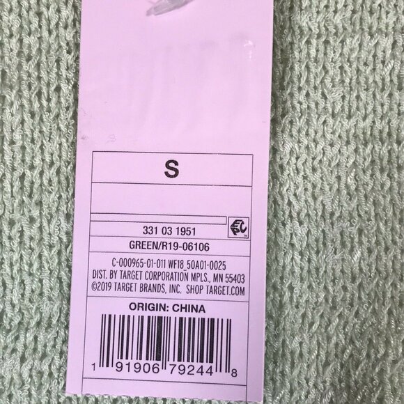 Wild Fable Womens Size Small Sweater Cardigan Knit Open Front Light Green New - Picture 5 of 11